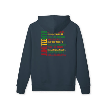 Leadership Legacy Hoodie — "Lead like Harriet, Dare like Shirley, Reclaim like Maxine"