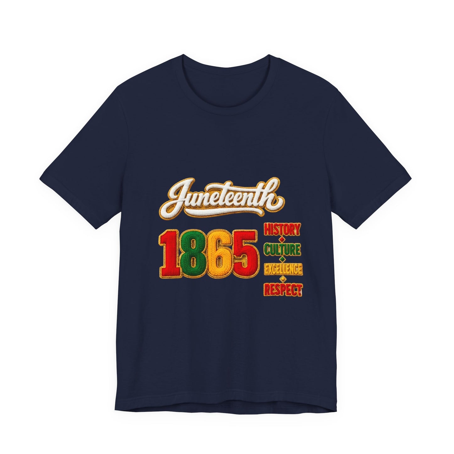 Juneteenth 1865 Tee — History • Culture • Excellence • Respect T-Shirt