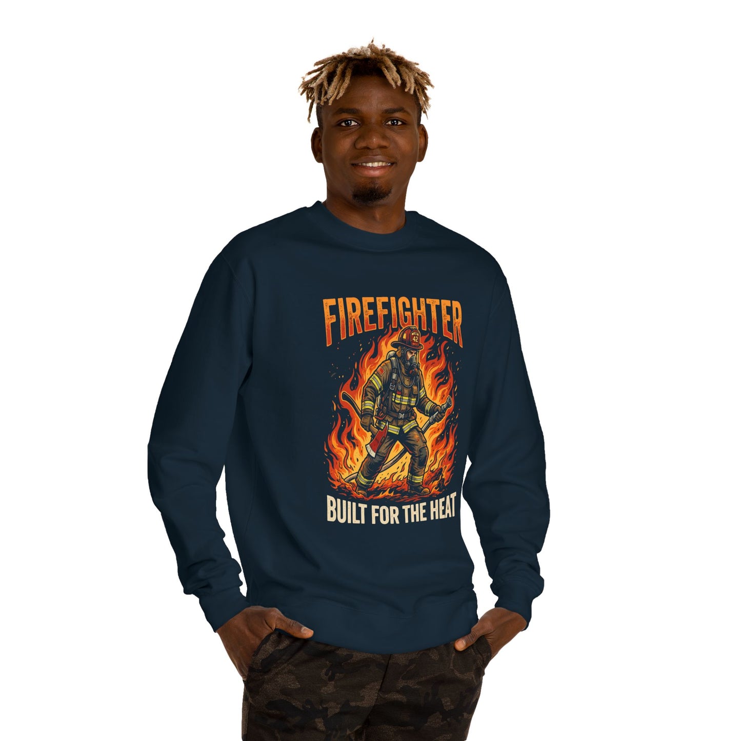 Firefighter 'Built for the Heat' Crewneck Sweatshirt