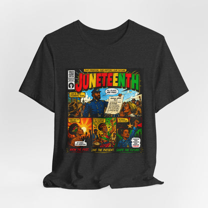 Juneteenth Comic-Style T-Shirt — Retro Celebration Tee