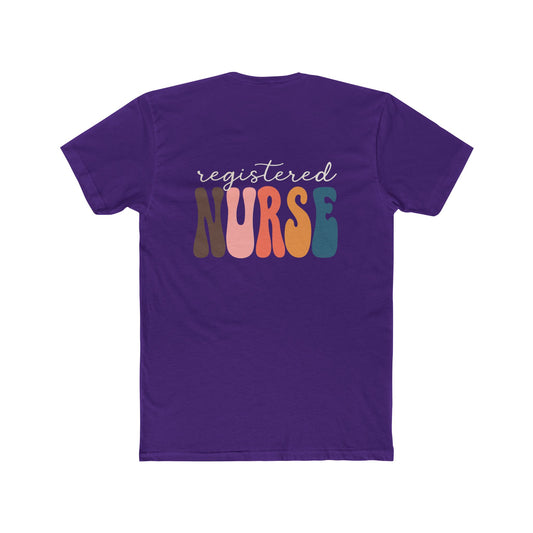 Nurse Retro Bubble Letter T-Shirt