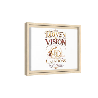 Driven by Vision Framed Canvas Wall Art