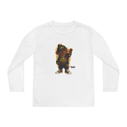 T-Shirt — Kids Rasta Teddy Graphic Long Sleeve