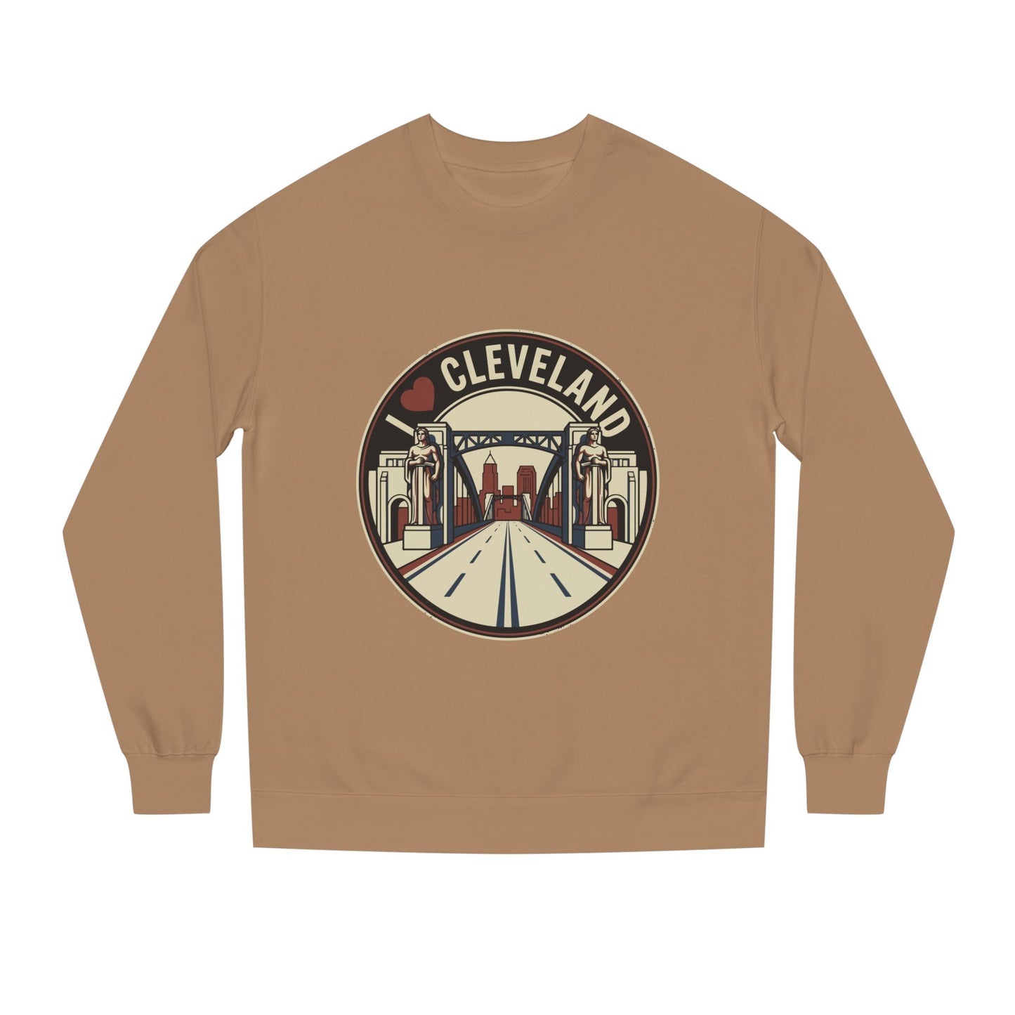 Cleveland Skyline Sweatshirt — I  Cleveland Retro City Crewneck