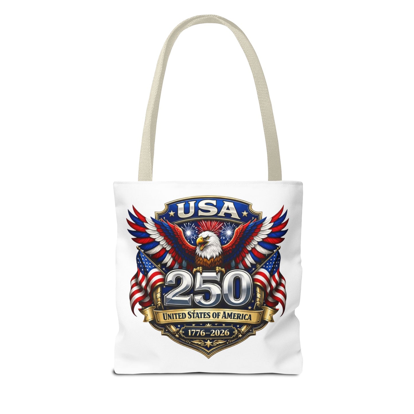 USA 250th Anniversary Eagle Tote Bag — Patriotic 1776–2026 Celebration Tote