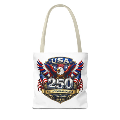 USA 250th Anniversary Eagle Tote Bag — Patriotic 1776–2026 Celebration Tote