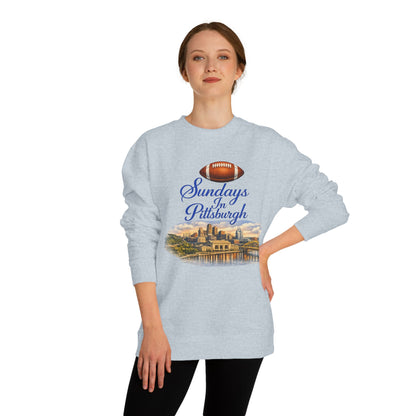 Sundays in Pittsburgh Sweatshirt — City Skyline Football Crewneck