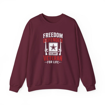 Freedom Defender U.S. Army Veteran For Life Sweatshirt