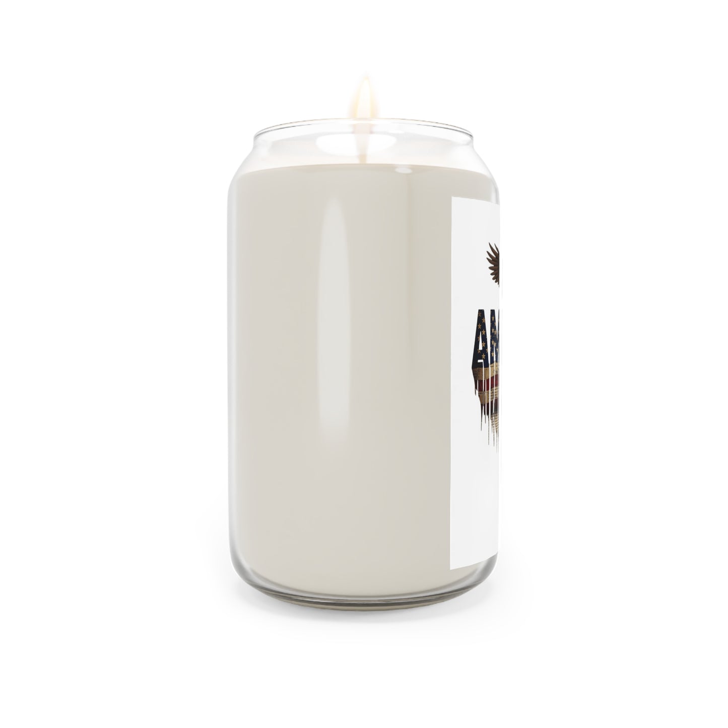 Patriotic Eagle 'AMERICA' Soy Candle – 13.75 oz Scented Jar