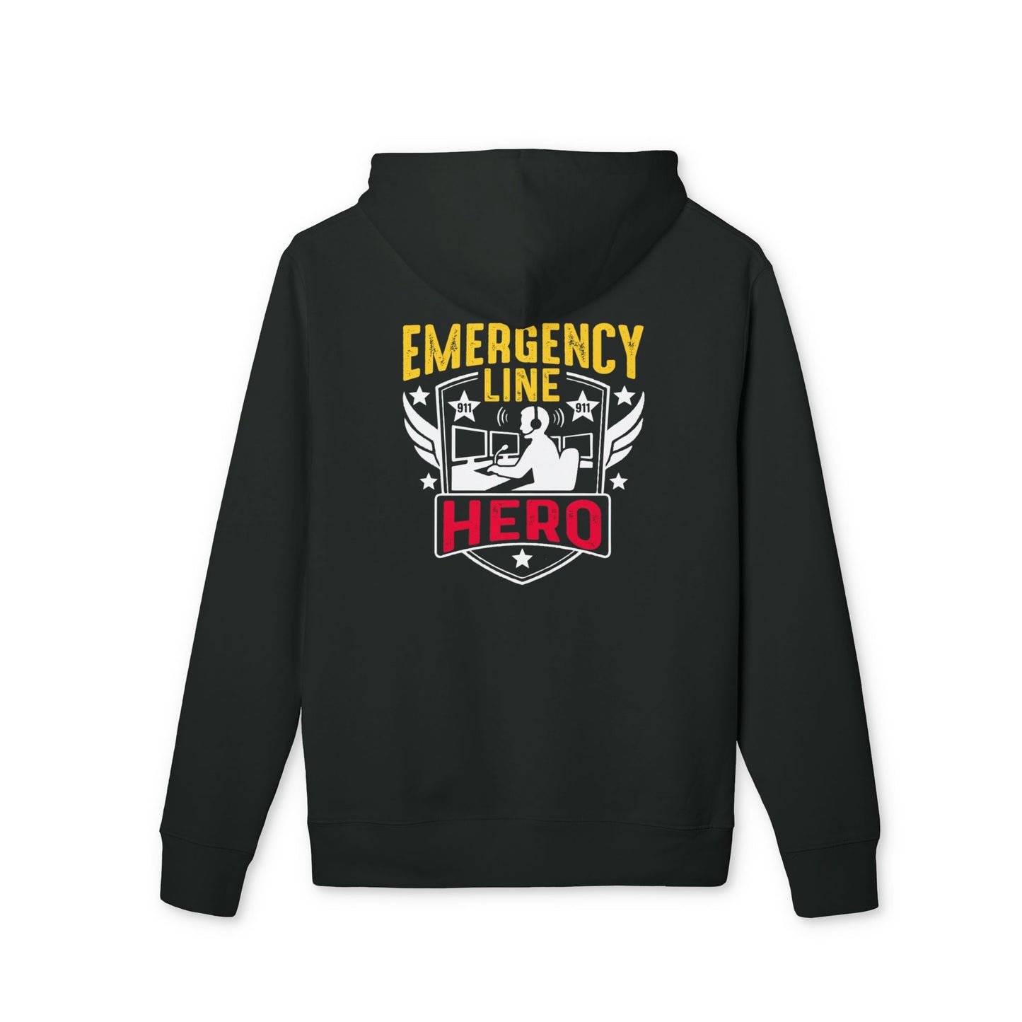 Emergency Line Hero Hoodie — EMS Dispatcher Tribute Pullover