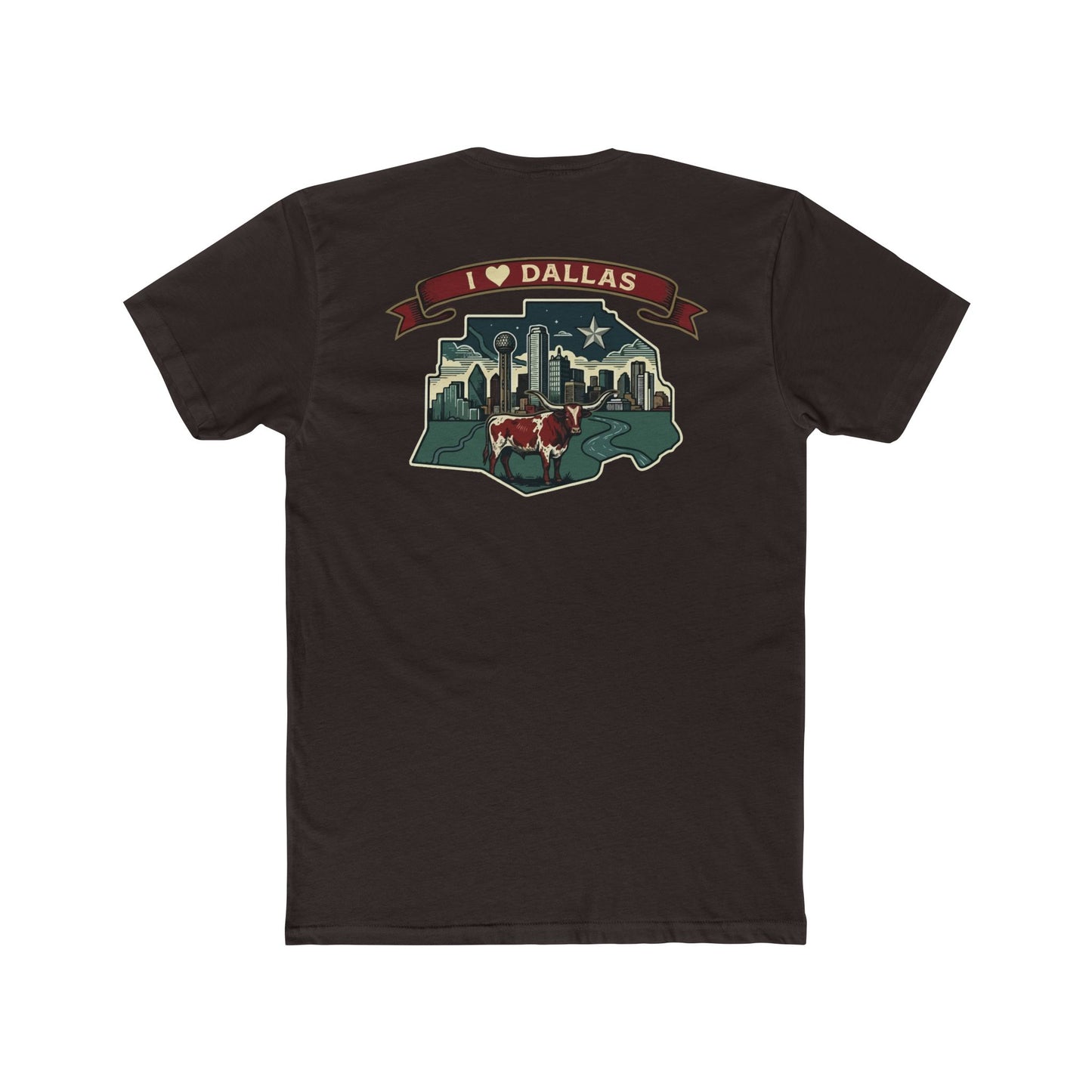 I Heart Dallas Tee — Vintage Dallas Skyline T-Shirt