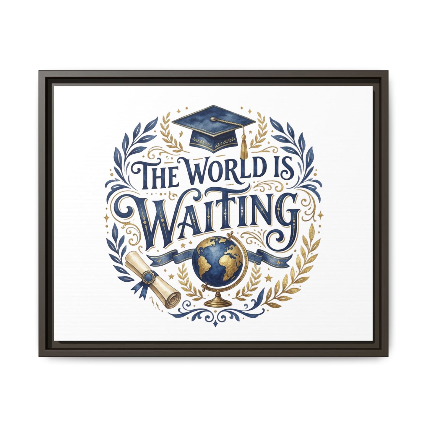 Matte Canvas, Framed (Multi-color)