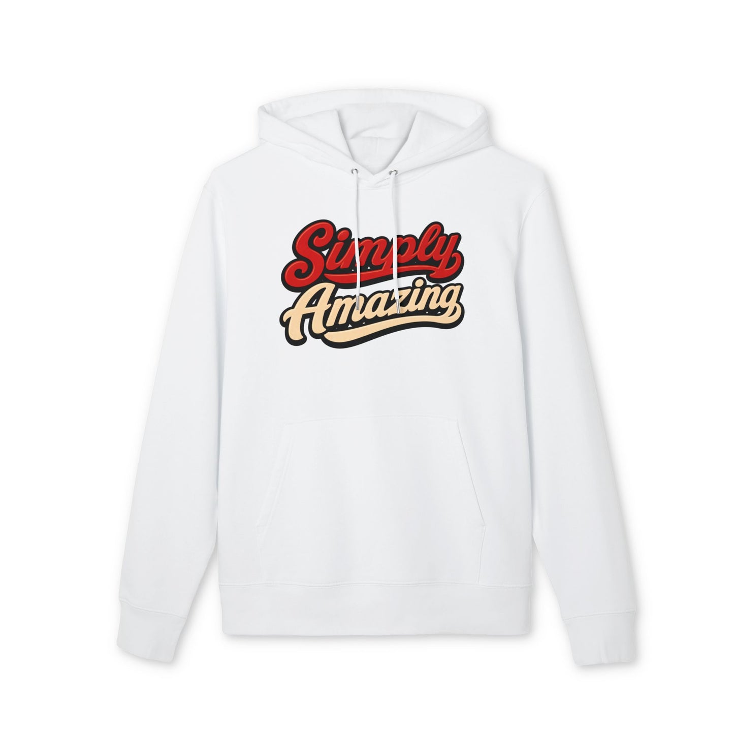 Simply Amazing Hoodie — Retro Script Graphic Pullover