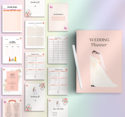 Wedding Planner | Printable & Editable Wedding Organizer