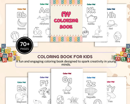 Coloring Book for Kids | Printable Fun Coloring Pages for Creativity & Early Learning