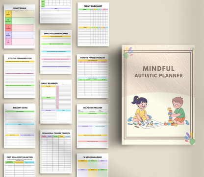 Mindful Autistic Planner | Printable ADHD & Neurodivergent Daily Organizer