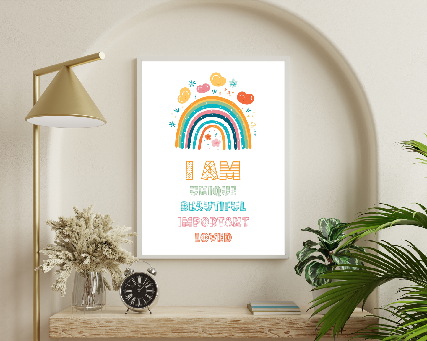 Positive Affirmations for Kids Wall Art | Inspirational Kids Posters, Confidence Building Quotes, Growth Mindset Printable Decor