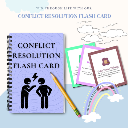 Conflict Resolution Journal PDF | Communication Workbook, Problem-Solving Worksheets, Emotional Regulation &amp; Relationship Guide