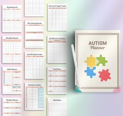 Autism Planner | Printable Daily Routine & Visual Schedule Organizer