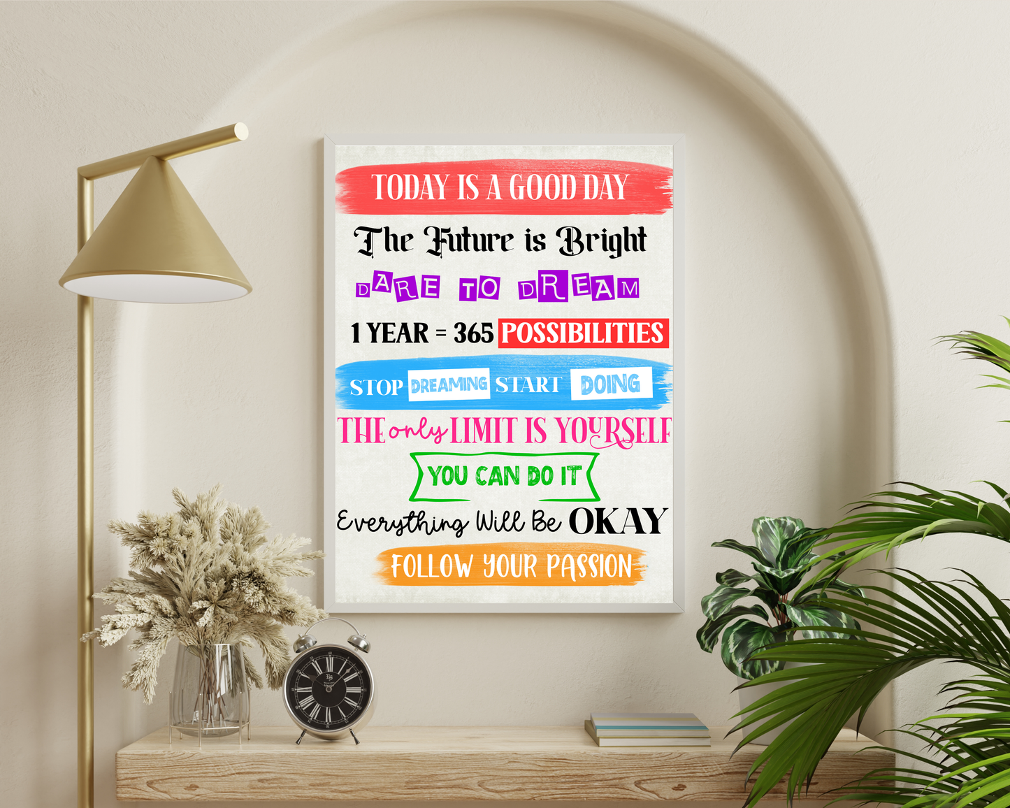 Motivational Quotes Poster Classroom | Inspirational Wall Art for Students, Growth Mindset Posters, Printable Classroom Decor