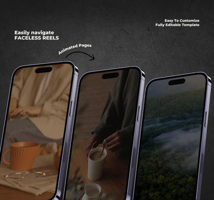 Faceless Videos PLR Bundle | Editable Canva & Ready-to-Use Viral Video Content for Social Media
