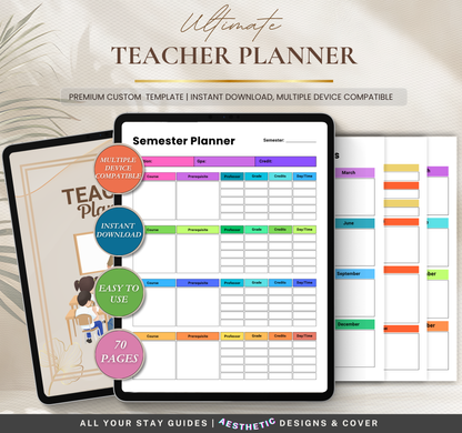 Teacher Planner | Lesson Planning & Classroom Organization PDF