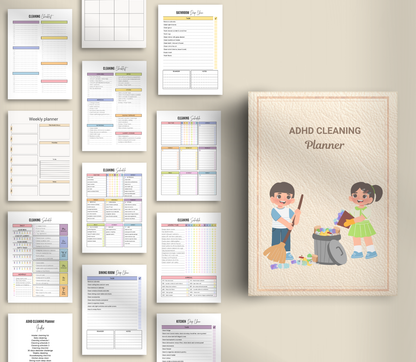 ADHD Cleaning Planner | Printable Home & Task Organizer