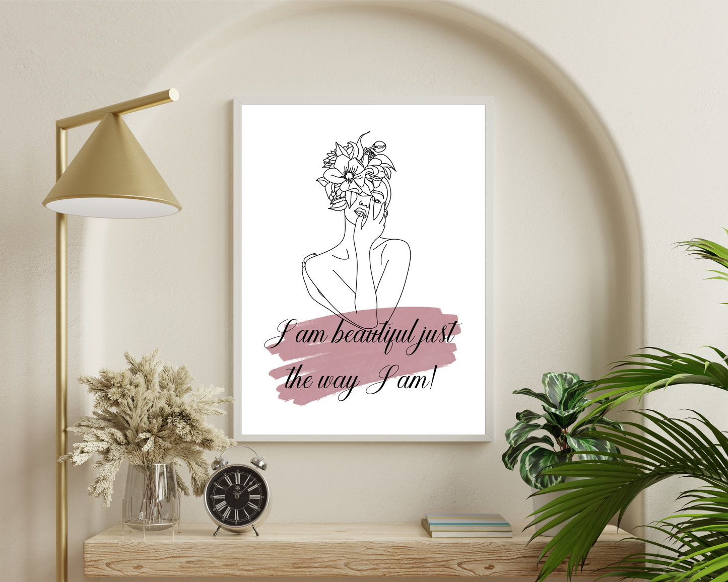 Woman Printable Wall Art | Inspirational Feminine Quote Poster, Empowerment &amp; Self-Love Decor, Printable Wall Art