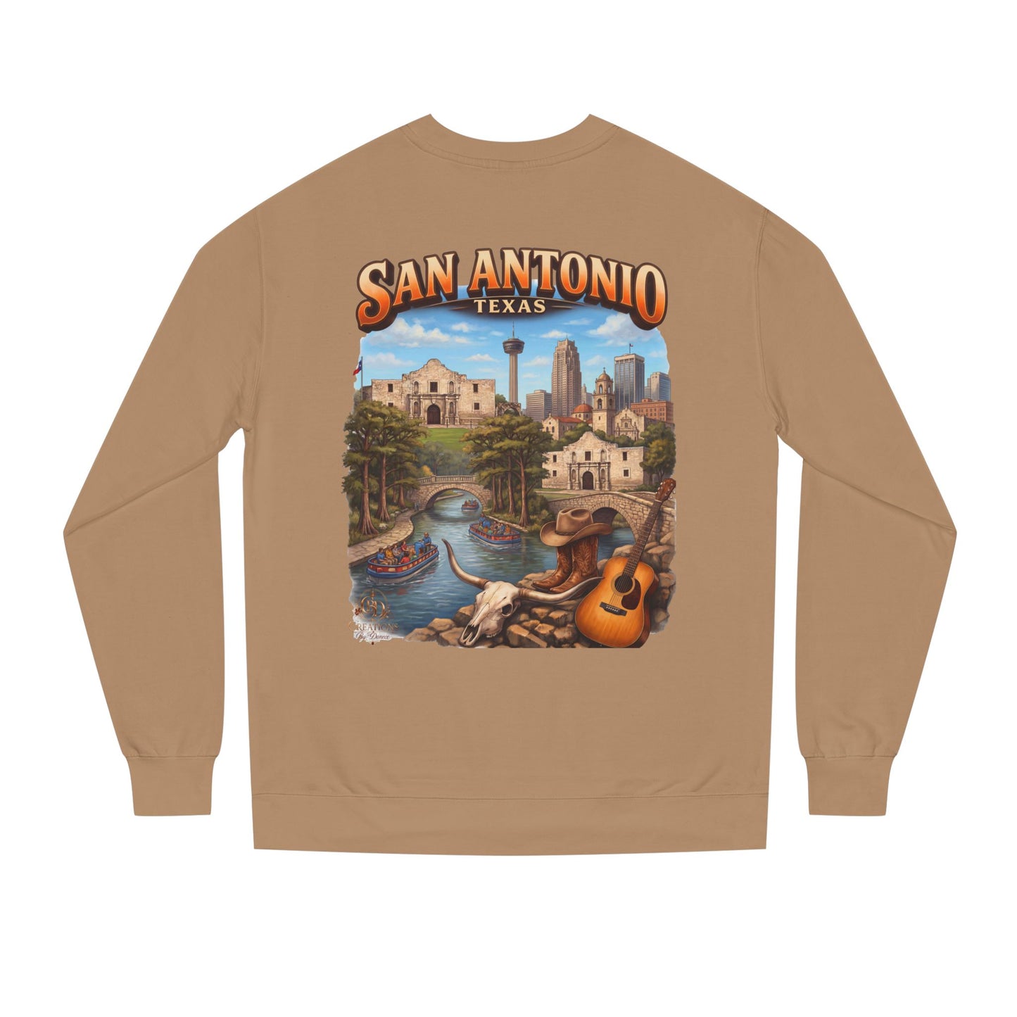 San Antonio Riverwalk Sweatshirt — Texas Travel Scenic Crewneck