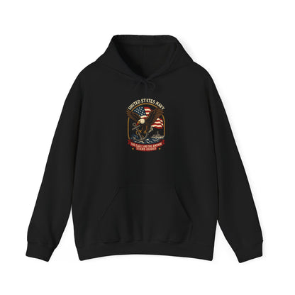 United States Navy The Eagle and the Anchor Stand Guard Hoodie