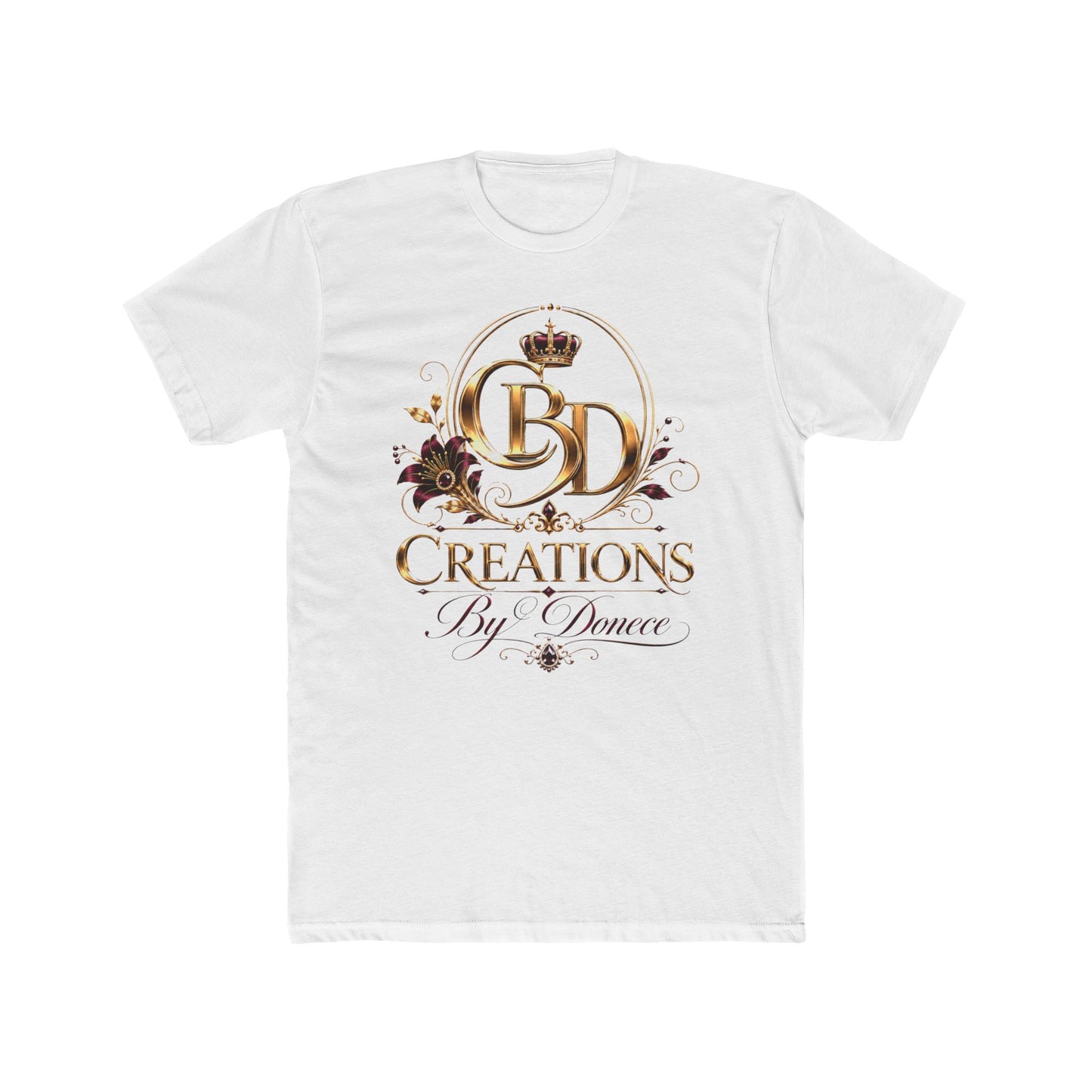 Creations By Donece Logo Tee - Luxury Monogram Graphic T-Shirt