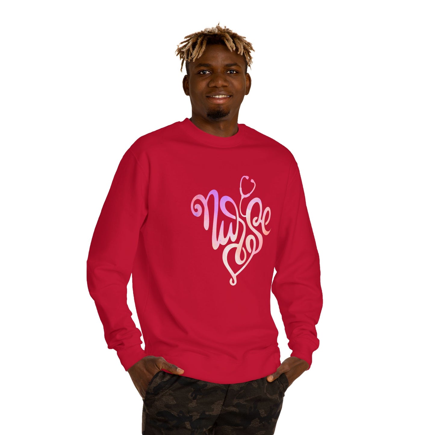 Nurse Heart Stethoscope Sweatshirt