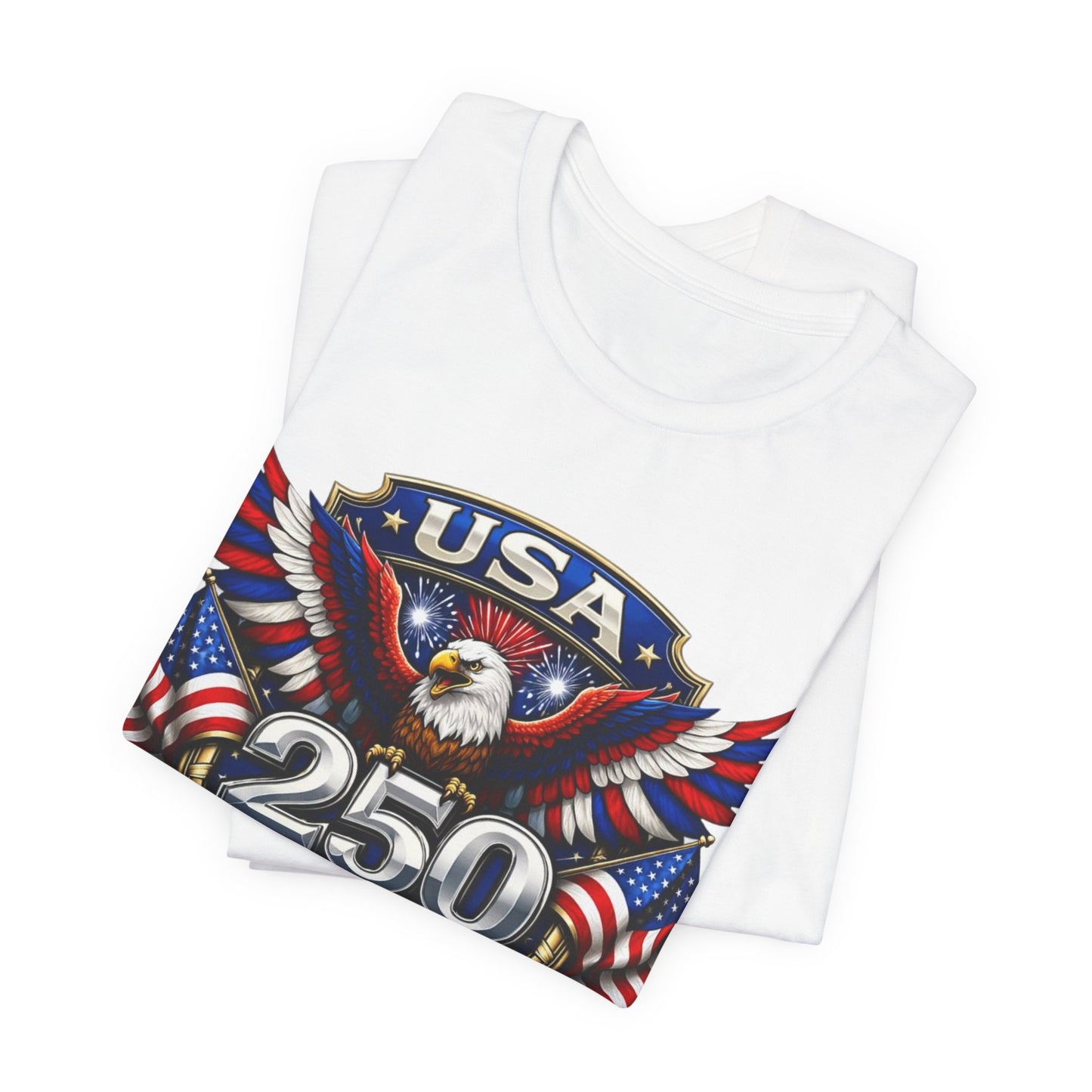 USA 250th Eagle T-Shirt — 1776–2026 Patriotic American Independence Tee