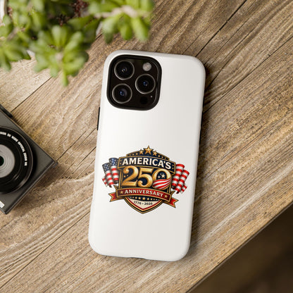 25th Anniversary Patriotic Phone Case — America’s Celebration Design