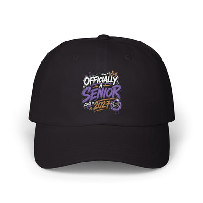 Senior 2025 Dad Cap - "Officially Senior" Graduation Baseball Hat