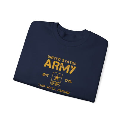 United States Army This We'll Defend Military  Sweatshirt