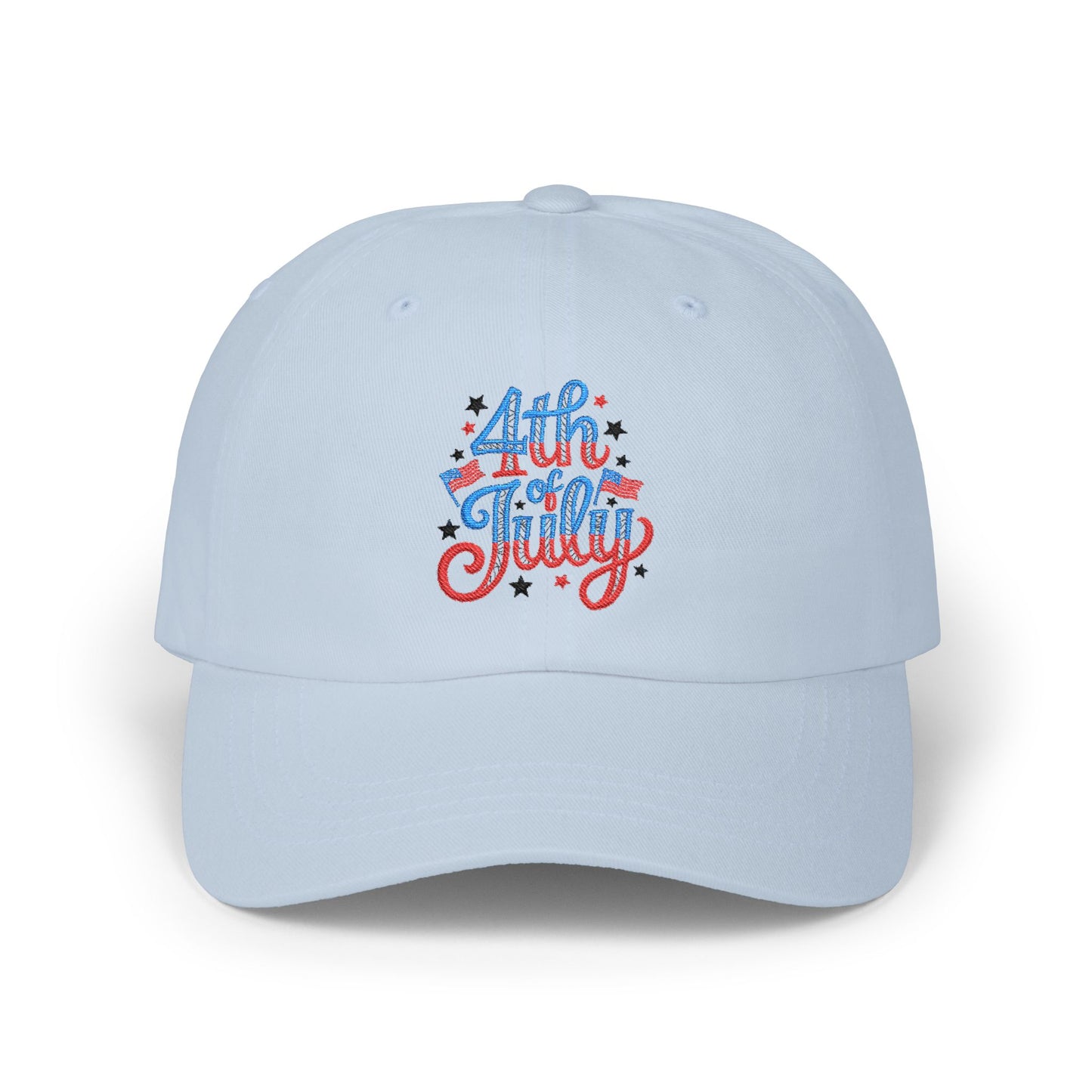 4th of July Dad Cap — Patriotic Red White Blue Baseball Hat