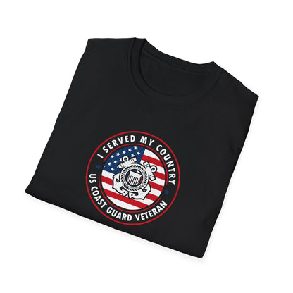 I Served My Country US Coast Guard Veteran T-Shirt