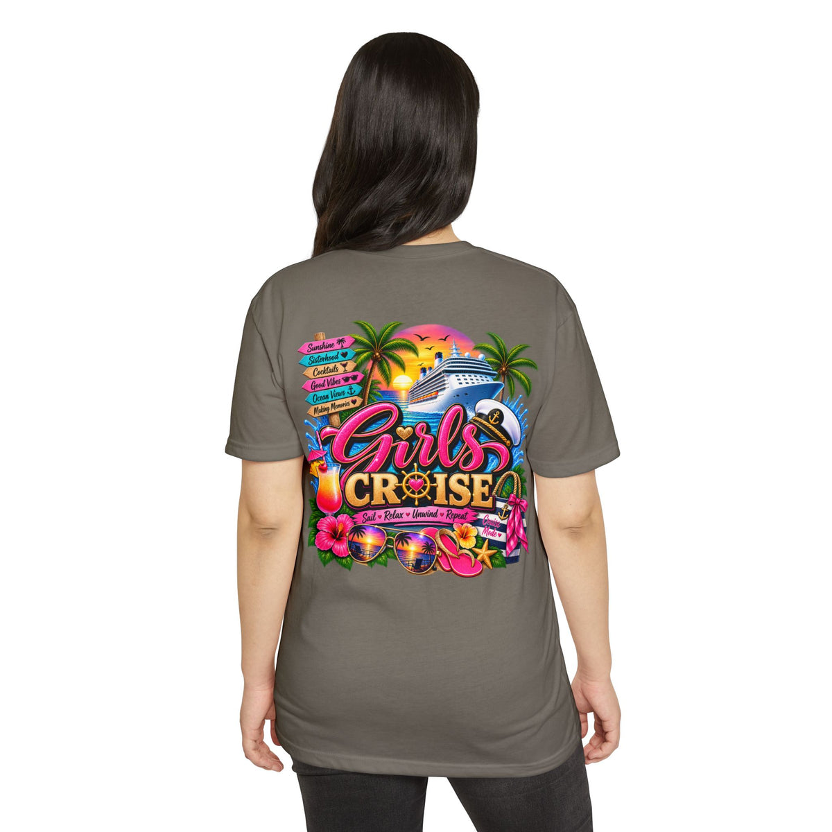 Girls Cruise T-Shirt — Tropical Bachelorette Cruise Shirt
