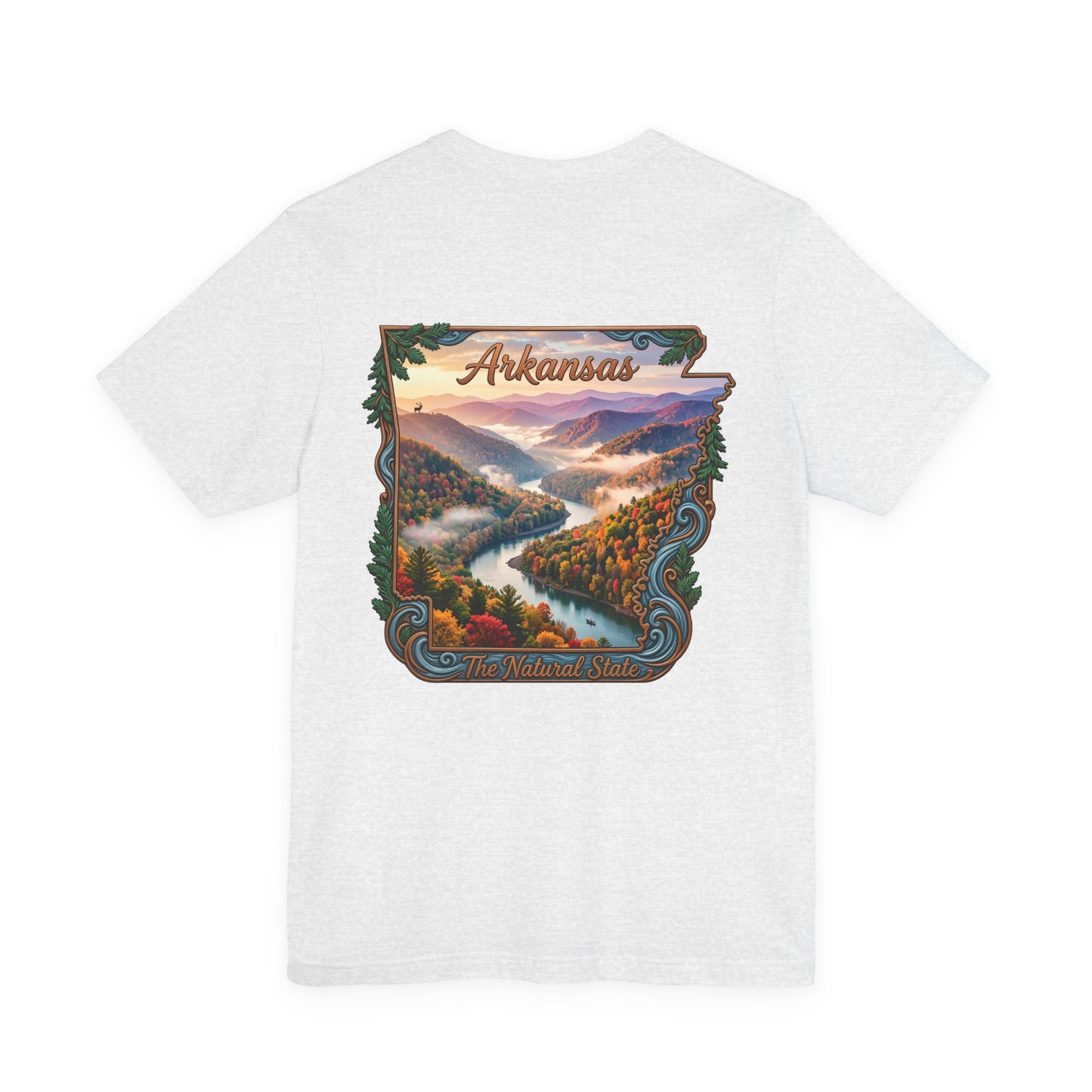 Arkansas Scenic River Tee — The Natural State Retro Landscape T-Shirt