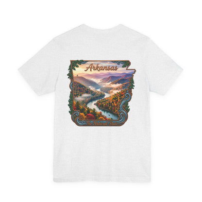 Arkansas Scenic River Tee — The Natural State Retro Landscape T-Shirt