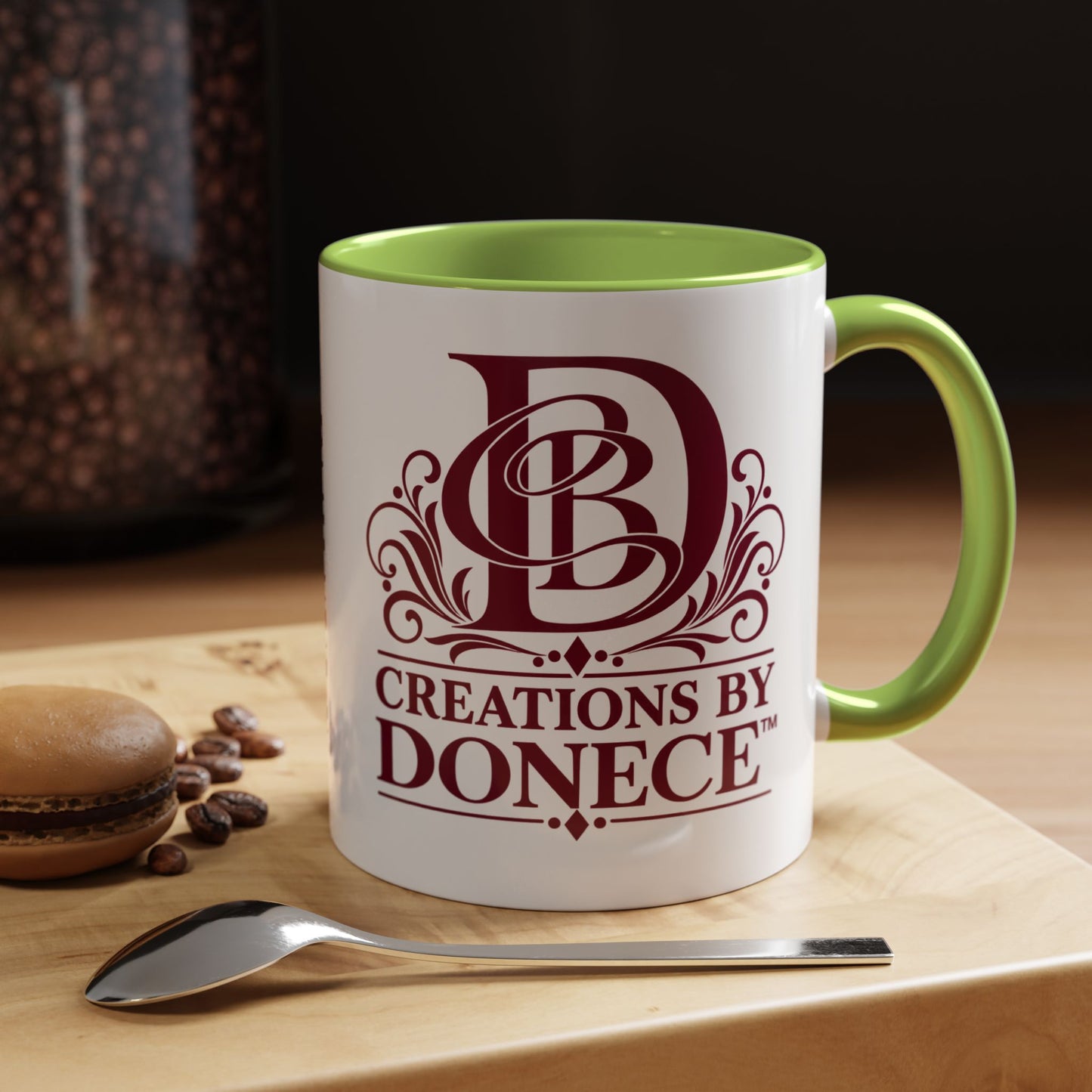 Creations by Donece Logo Accent Coffee Mug (11/15oz)