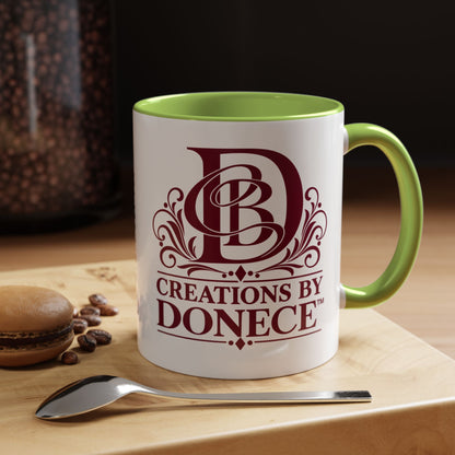 Creations by Donece Logo Accent Coffee Mug (11/15oz)
