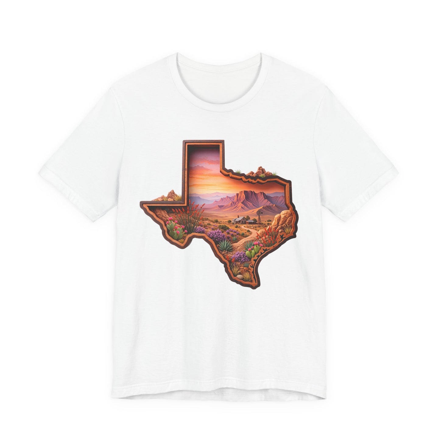 Texas Sunset Landscape T-Shirt