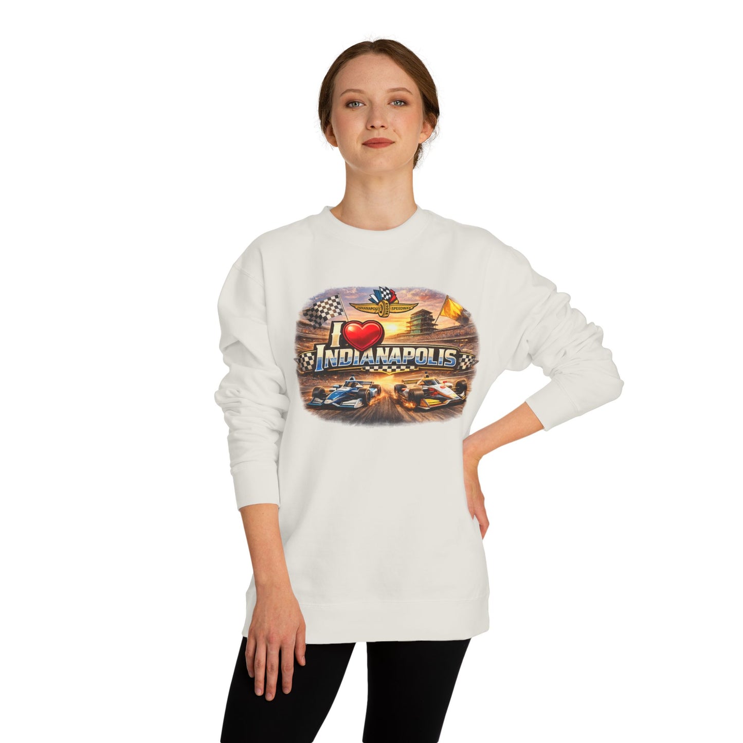 I Heart Indianapolis Racing Crewneck Sweatshirt