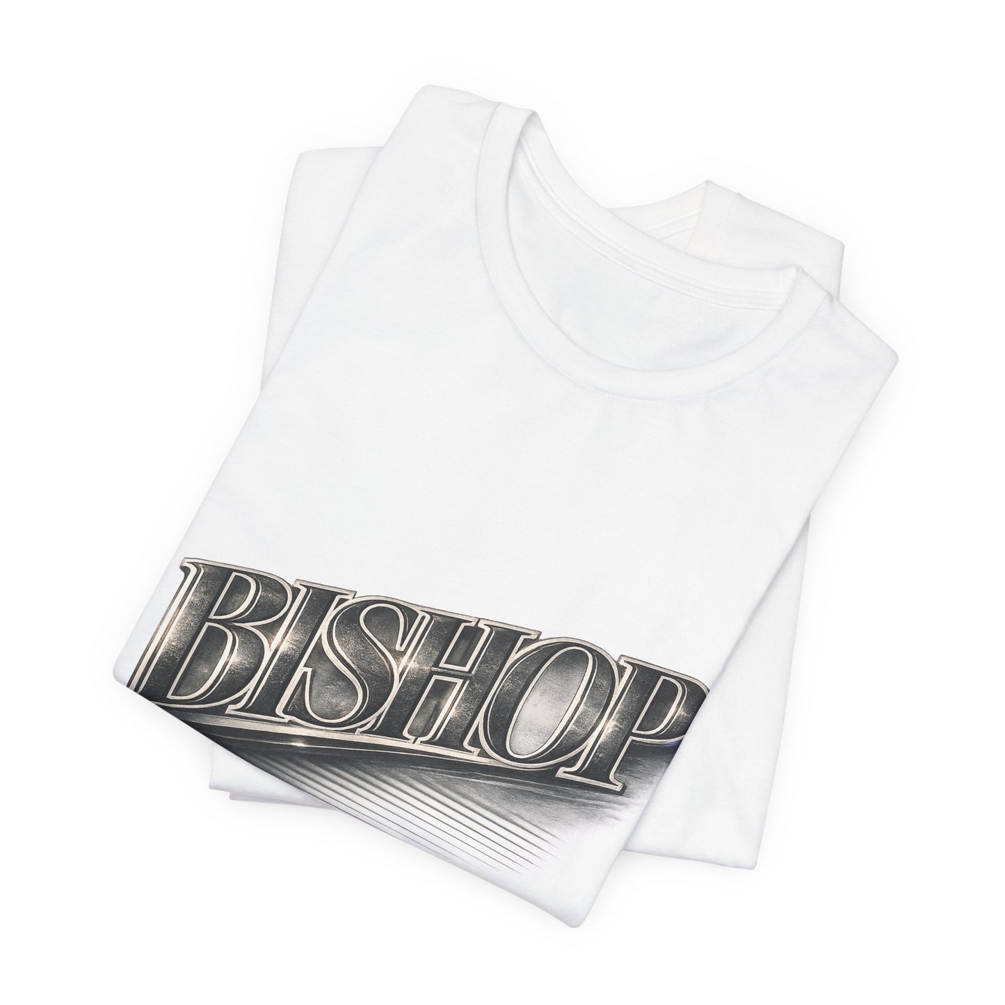 Bishop Retro Chrome Logo T‑Shirt