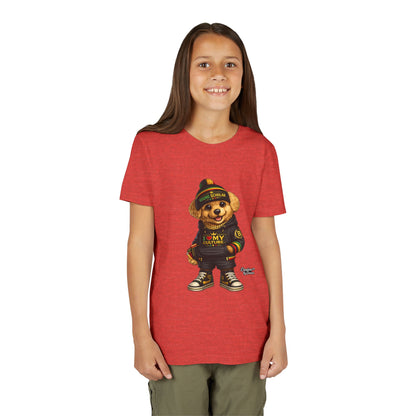 Youth Bear Graphic Tee – "I Love My Culture" Urban Streetwear