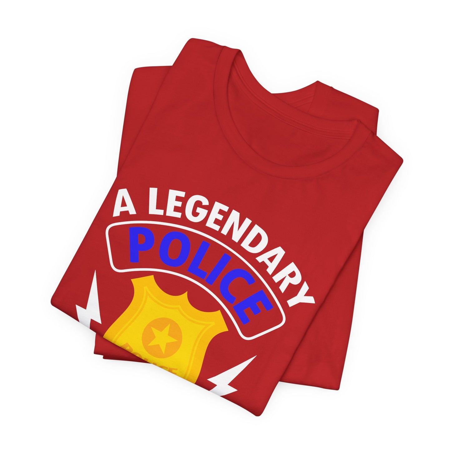 Retired Police Lieutenant T-Shirt — "A Legendary Police Lieutenant Has Retired"