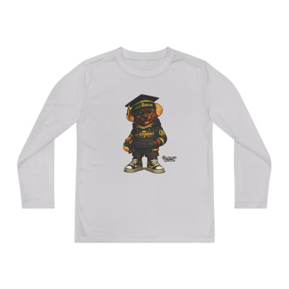 Youth Long Sleeve Tee — Graduation Bear Design