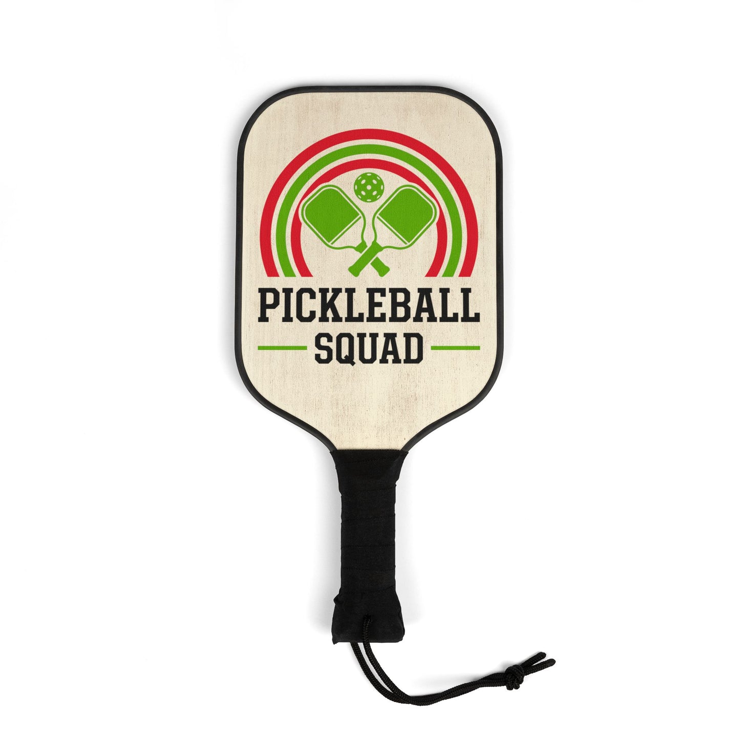 Pickleball Paddle Set — "Pickleball Squad" Design with Balls
